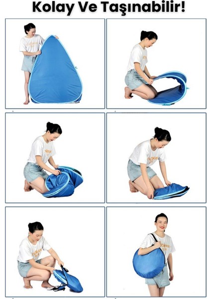 Otomatik Kamp Duşu ve Mavi Duş Kabini Seti modelleri