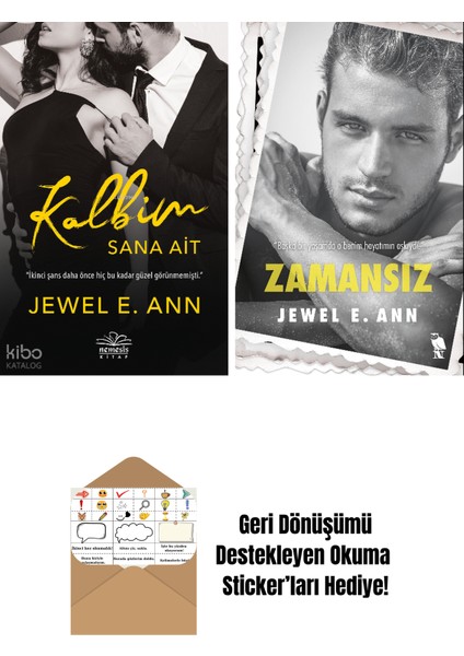Jewel E. Ann 2 Kitap Seti + Okuma Sticker'ları