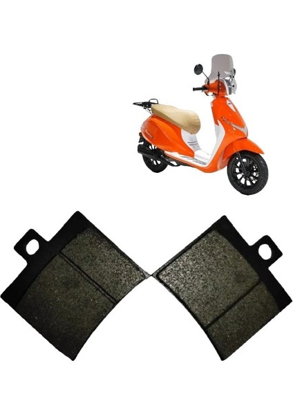 Arka Disk Balatası Takım - Rks Premium 125