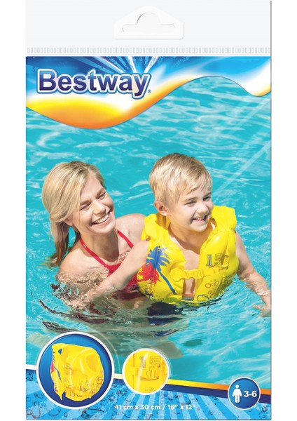 Şişme Can Yeleği - Ayarlanabilir Şişme Can Yeleği - Şişme Cankurtaran Yelek - Life Jacket - Deniz Can Yeleği 41X30 Cm.