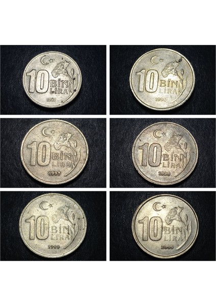 39963689923C70BBE1 1995, 1996, 1997, 1998, 1999, 2000 10 Bin Lira Para
