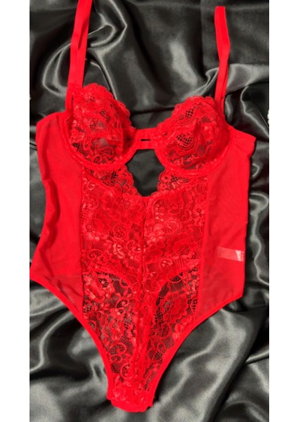 Kırmızı Bodysuit