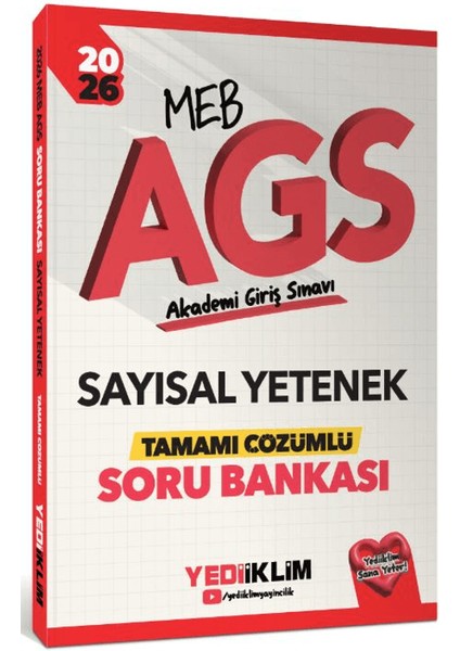 Yediiklim 2026 Meb Ags Sayısal Yetenek Tamamı Çözümlü Soru Bankası