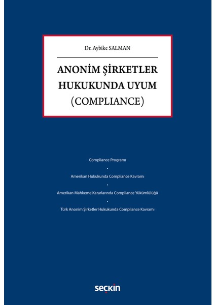 Anonim Şirketler Hukukunda Uyum (Compliance)