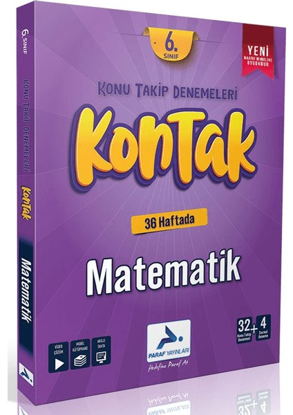 6. Sınıf Kontak Matematik Konu Takip Denemeleri
