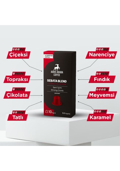 Sebata Blend Kapsül Kahve 30'lu ( Nespresso Ile Uyumlu Alüminyum Kapsül Kahve ) modelleri
