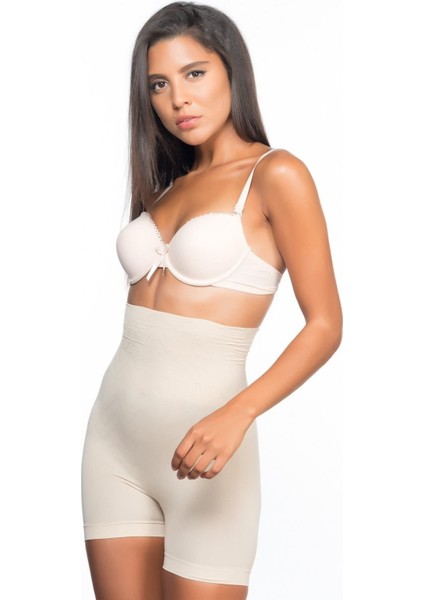 Ten Mı Emay 2075 Yüksek Bel Desenli Double Kısa Paça Korse