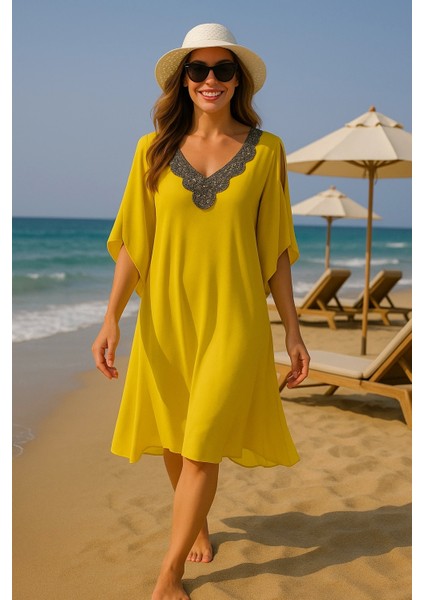 Sarabella Ihtalmyaka. Detay Plaj Elbisesi fiyatları