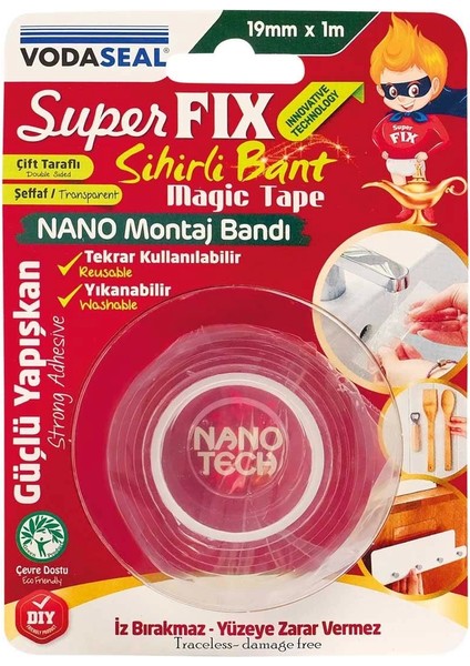 Bfs Vodaseal Süper Fix Sihirli Bant 19 mm 1 Metre