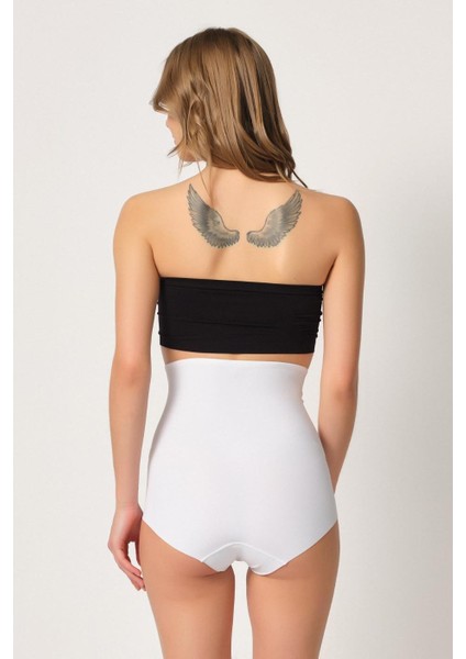 Beyaz Mı Emay 2920 Yüksek Bel Karın Desteklı Slip Lazer Korse modelleri
