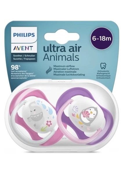 Avent Ultra Air Emzik 6-18 Ay Kız