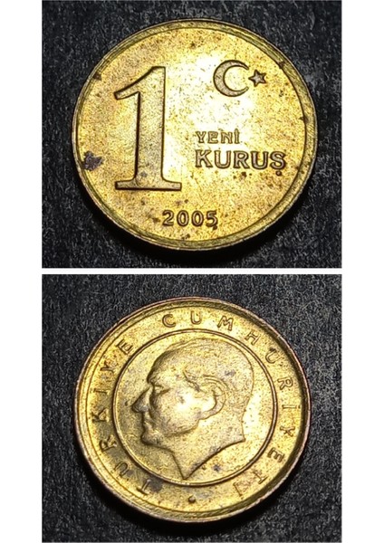 3996368991BFDE1BC2 2005 1 Yeni Kuruş Ççt+Para