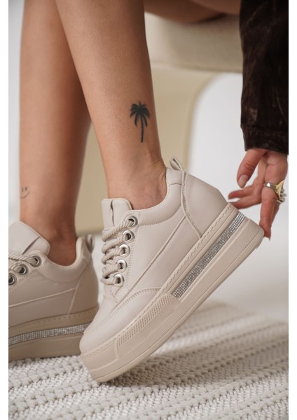 Alice Kadın Bej Gizli Topuklu Sneaker fiyatları