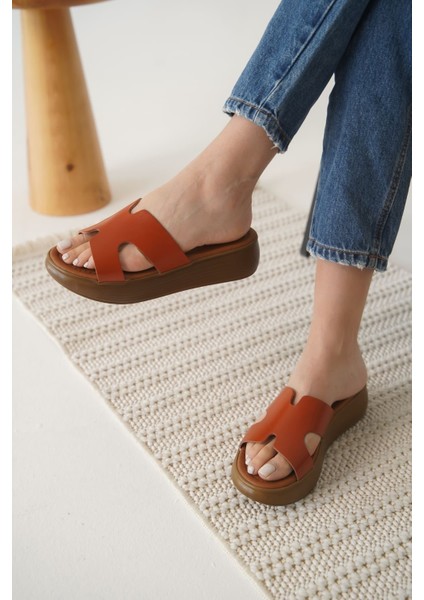 Borlina Kiremit Hakiki Deri Terlik fırsatları