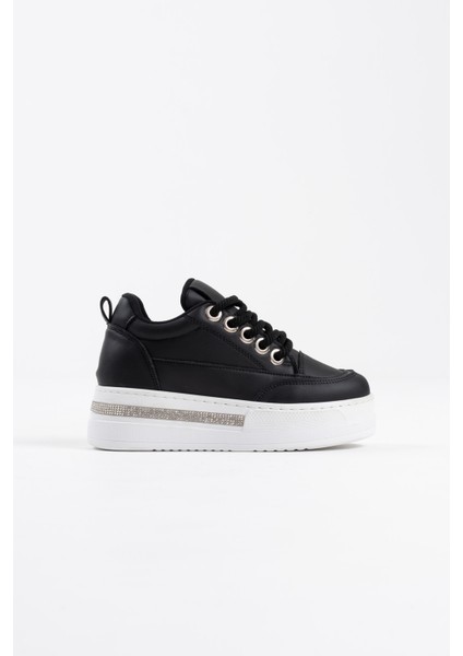 Alice Siyah Kadın Gizli Topuklu Sneaker