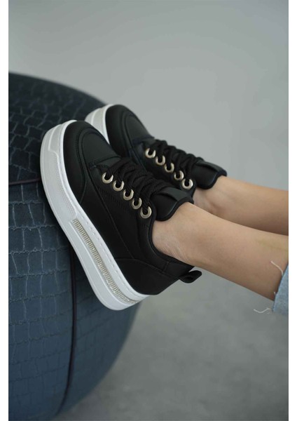 Alice Siyah Kadın Gizli Topuklu Sneaker fırsatları