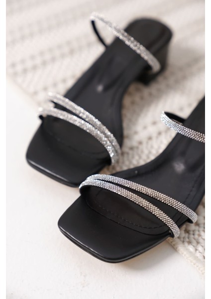 Emma Kadın Kalın Topuklu Siyah Terlik modelleri