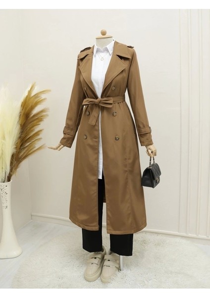 Astarlı Kemerli Trenckot -Taba fiyatları