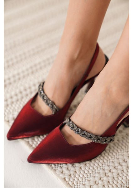 Drey Kırmızı Kadın Topuklu Ayakkabı modelleri