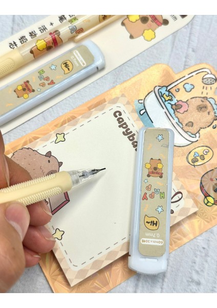 Sevimli Capybara Desenli 0.7 mm Uçlu Versatil Kurşun Kalem Spor fiyatları