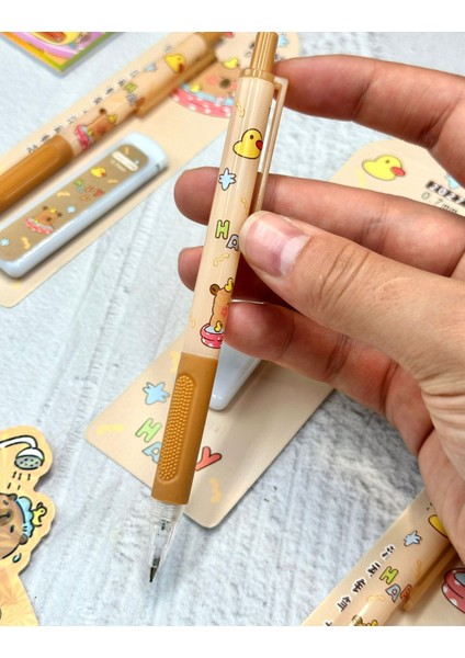 Sevimli Capybara Desenli 0.7 mm Uçlu Versatil Kurşun Kalem Havuz fırsatları