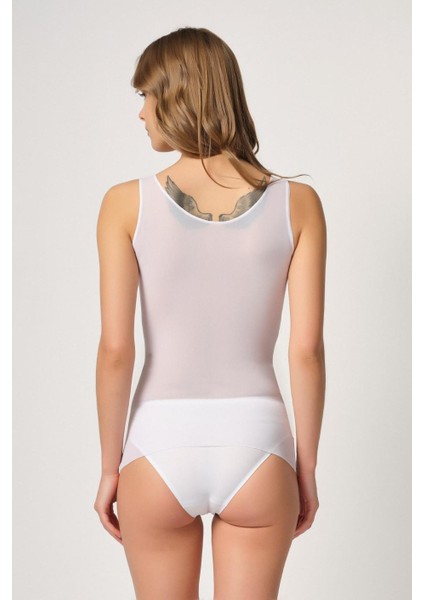 Beyaz Mı Emay 2938 Sırtı Tül Karyokalı Destekli Atlet Korse modelleri