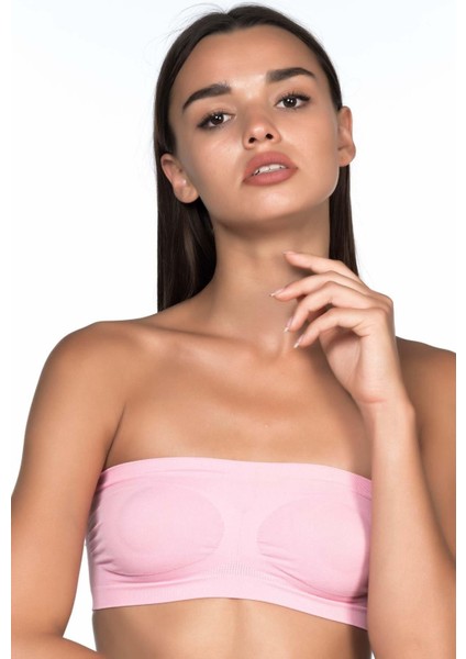 Pembe Mı Emay 4002 Soft Straplez Büstiyer