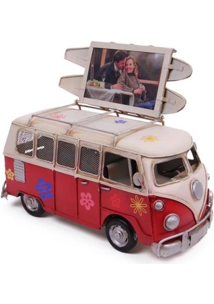 Dekoratif Metal Minibüs Çerçeveli Biblo Kumbaralı (7272) fiyatları