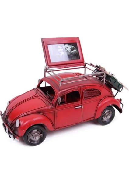 Dekoratif Metal Araba Çerçeveli ve Kumbaralı Hediyelik (3398S) (7272) fiyatları