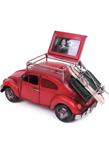 Dekoratif Metal Araba Çerçeveli ve Kumbaralı Hediyelik (3398S) (7272) modelleri