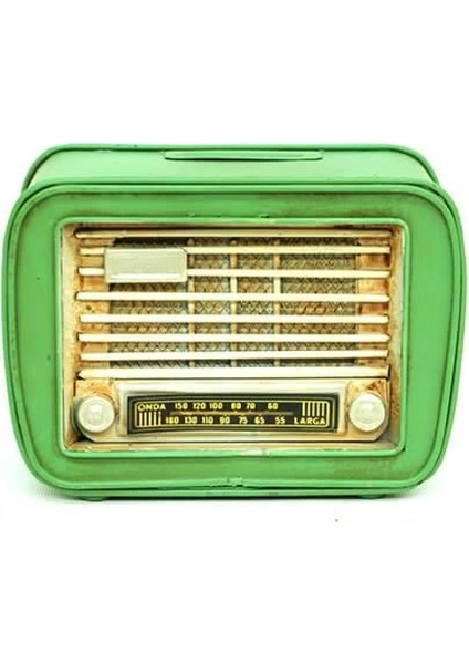 Dekoratif Metal Radyo Kumbara Vintage Hediyelik (7272)