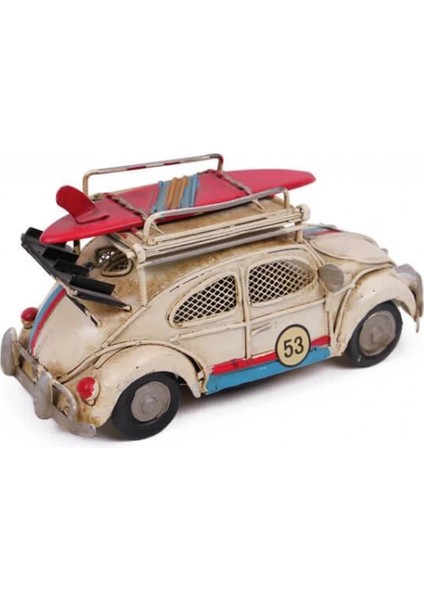 Dekoratif Metal Araba Çerçeveli ve Kumbaralı Hediyelik (3092WSS) (7272) fırsatları