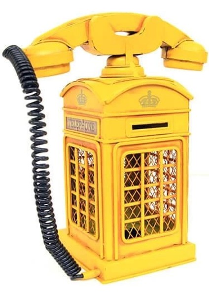 Dekoratif Metal Ahizeli Telefon Kumbara Biblo Hediyelik (C0725) (7272) fiyatları