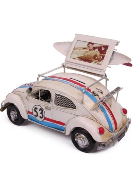 Dekoratif Metal Araba Çerçeveli ve Kumbaralı Hediyelik (1385S) (7272) modelleri