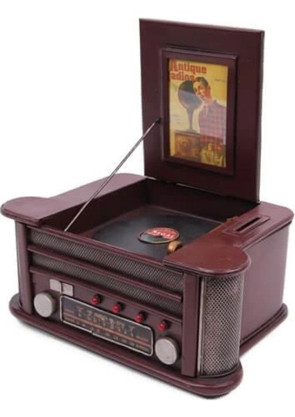 Dekoratif Metal Kumbara Çerçeveli Plakçalar Hediyelik (7272)