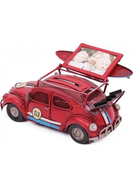 Dekoratif Metal Araba Çerçeveli ve Kumbaralı Hediyelik (1378SS) (7272) modelleri