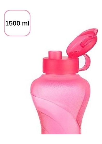 Ankaverse® 1500ML Kapasiteli Sporcu Tipi Suluk Pratik El Matarası
