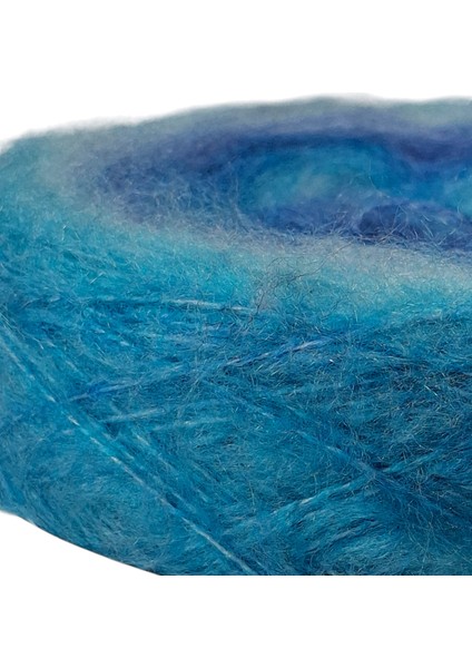Mavi Tonlarında Cake Angora Örgü Ipi (200 Gr. ) modelleri