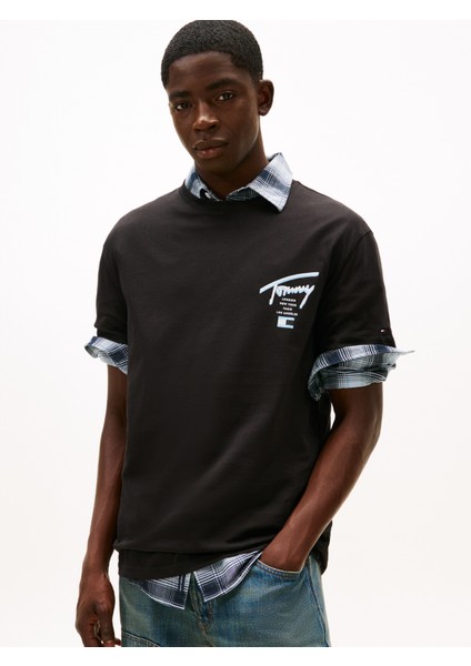 Tommy Hılfıger Tjm Reg Sıgnature Cıty Tee T-Shirt fiyatları