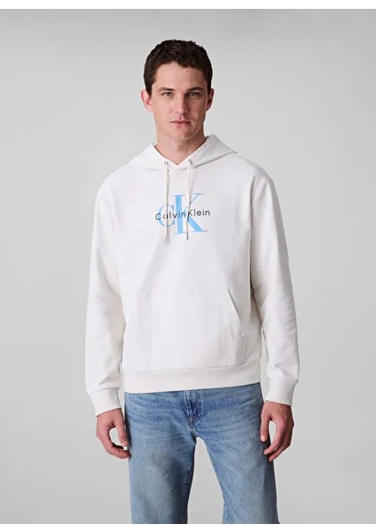 Calvın Kleın Ls Eu Monologo 350TERRY Hoodıe Sweatshirt modelleri