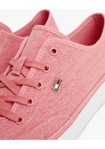 Tommy Hılfıger Washed Canvas Vulc Sneaker Sneaker indirimleri