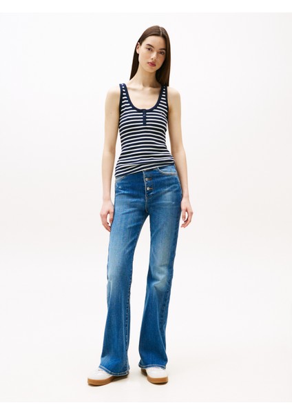 Tommy Hılfıger Tjw Slım Henley Waffle Tank T-Shirt fiyatları