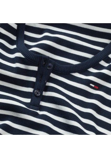 Tommy Hılfıger Tjw Slım Henley Waffle Tank T-Shirt indirimleri