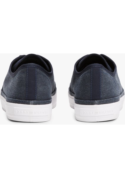 Tommy Hılfıger Washed Canvas Vulc Sneaker Sneaker indirimleri