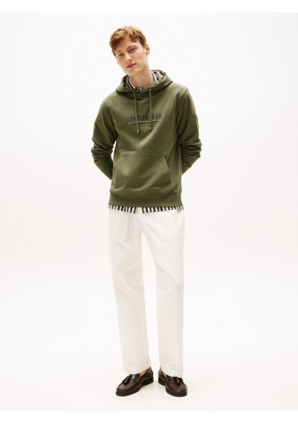 Tommy Hılfıger Brand Love Hılfıger Hoodıe Sweatshirt modelleri