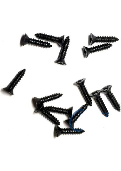 Klips, Menteşe, Ayak, Ağaç, Sunta Vidası 2,2x9,5mm - Siyah 1000 Adet (7272)