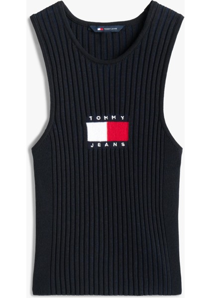 Tommy Hılfıger Tjw Rıb Racer Tank T-Shirt indirimleri