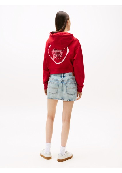 Tommy Hılfıger Tjw Rlx Crp Heart Hoodıe Sweatshirt fırsatları