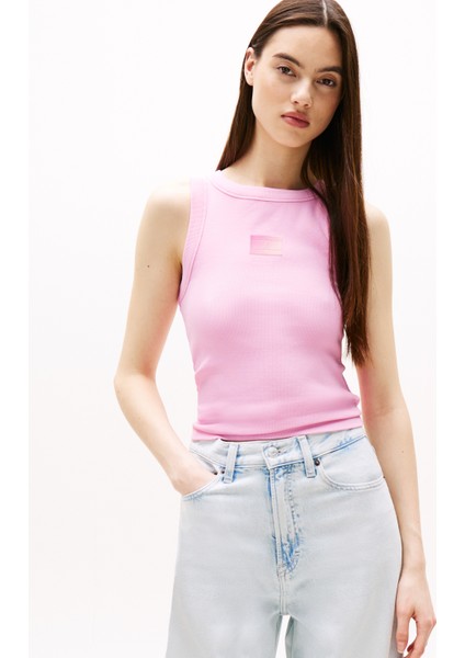 Tommy Hılfıger Tjw Slım Gradıent Flag Tank T-Shirt