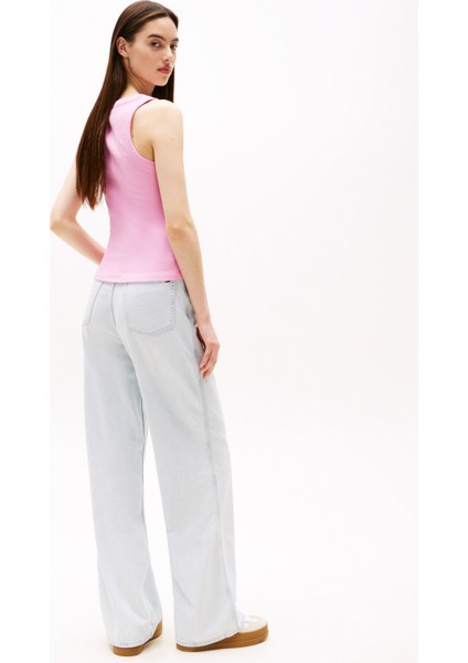 Tommy Hılfıger Tjw Slım Gradıent Flag Tank T-Shirt fırsatları